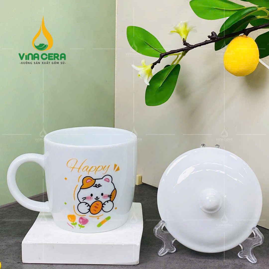 Quà Tặng Ly Sứ cốc sứ cho trường mầm non Quà Tặng Ly Sứ cốc sứ cho trường mầm non