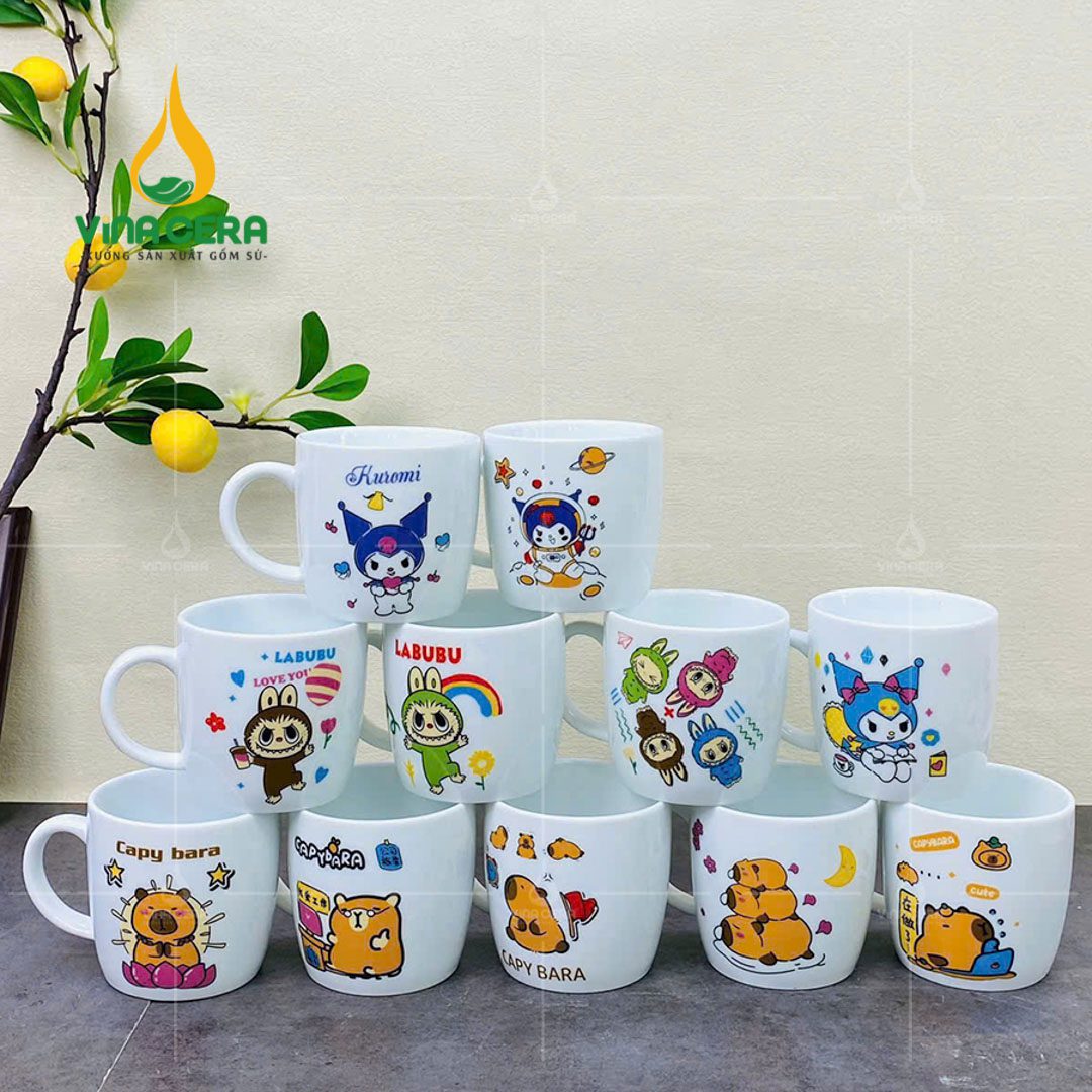 Quà Tặng Ly Sứ cốc sứ cho trường mầm non Quà Tặng Ly Sứ cốc sứ cho trường mầm non