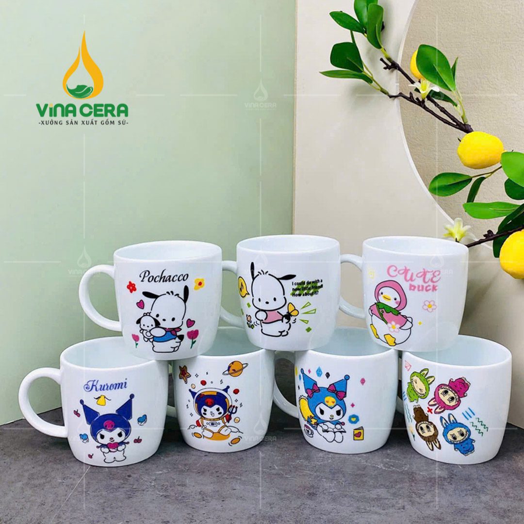 Quà Tặng Ly Sứ cốc sứ cho trường mầm non Quà Tặng Ly Sứ cốc sứ cho trường mầm non