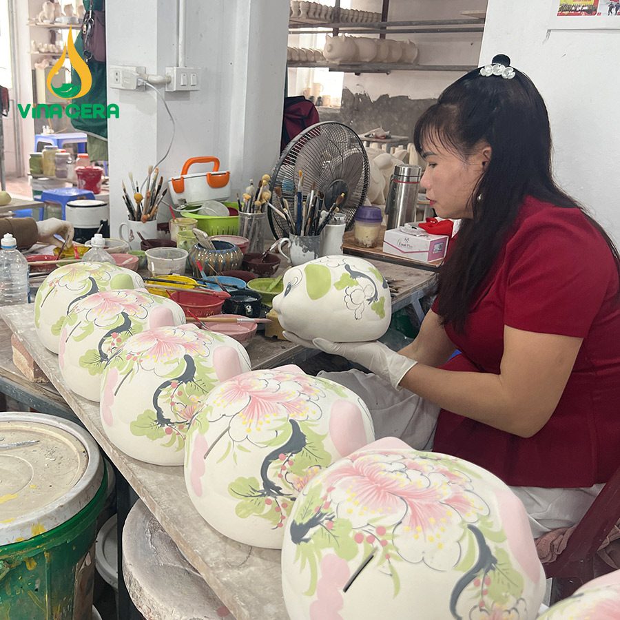 Tìm Hiểu Quy Trình Sản Xuất Gốm Sứ Bát Tràng Từ Xưởng Quy trình sản xuất gốm sứ Bát Tràng