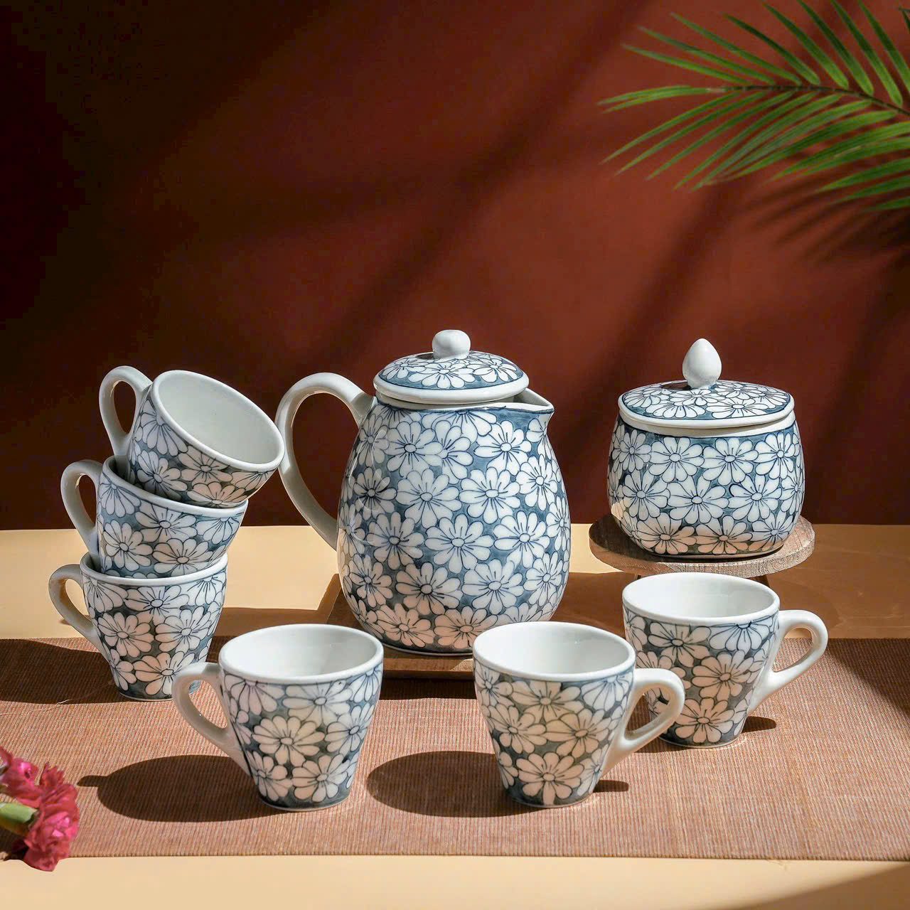 Bộ Bình Nước Vẽ Tay Gốm Sứ Bát Tràng BAT-01102824 (2)