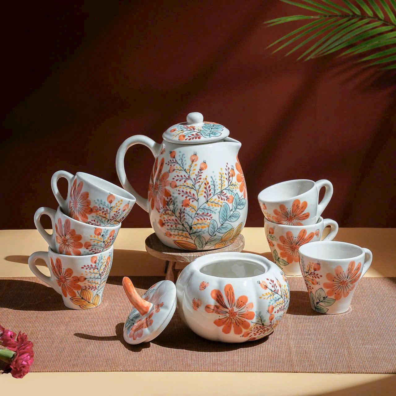 Bộ Bình Nước Vẽ Tay Gốm Sứ Bát Tràng BAT-01102824 (2)