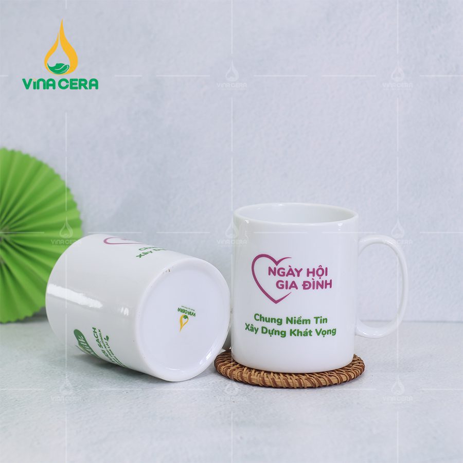 Ly Sứ Trắng Dáng Trụ Quai C - LSBT 011624 Ly Sứ Trắng Dáng Trụ Quai C (14)