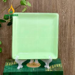 Bộ Chén Đĩa Bát Tràng Men Xanh Ngọc Trơn - TS 102404 Bộ chén đĩa Bát Tràng men xanh ngọc trơn