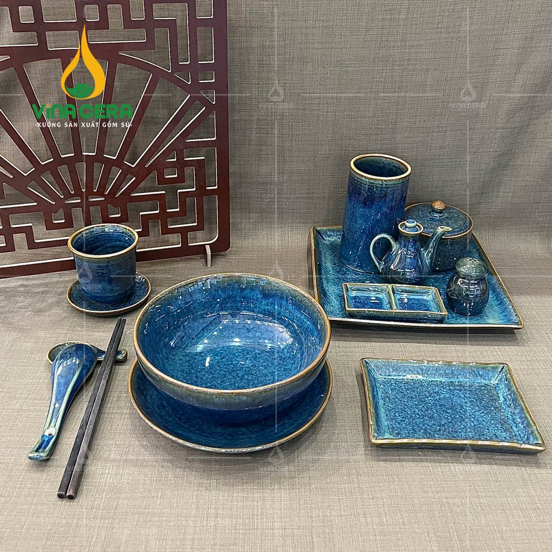 Tô Bát Phở Men Hỏa Biến Dùng Cho Quán Ăn - TS 102403 Tô bát phở men hỏa biến dùng cho quán ăn