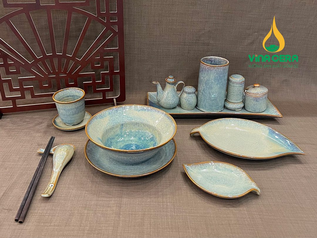 Tô Bát Phở Men Hỏa Biến Dùng Cho Quán Ăn - TS 102403 Tô bát phở men hỏa biến dùng cho quán ăn