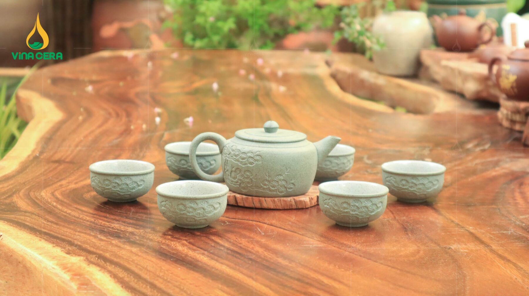 Tìm Hiểu Về Ấm Chén Hồng Sa Bát Tràng Nghệ Nhân Phạm Thế Anh Ấm trà Hồng Sa Bát Tràng