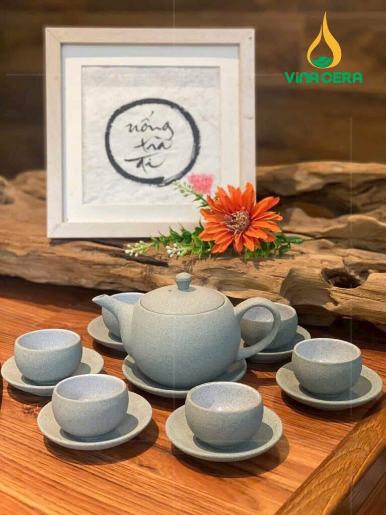 Ấm trà Hồng Sa Bát Tràng