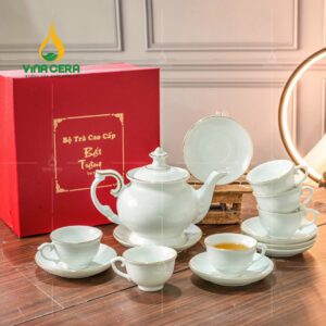 Tổng Hợp 599+ Bộ Ấm Chén Bát Tràng Chính Hãng Đẹp Nhất Bộ Ấm Chén Đài Các Chỉ Vàng Bát Tràng (1)