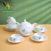 Bộ Ấm Chén Mẫu Đơn Trúc Chuồn