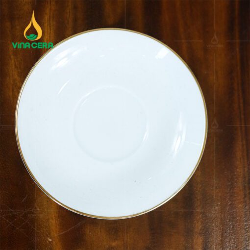 Bộ Ấm Trà Mẫu Đơn Vẽ Vàng VN AC 42