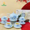 Bộ Trà Ngọn Lửa Hoa Xanh AC041112724 Bộ Trà Ngọn Lửa Hoa Xanh AC041112724