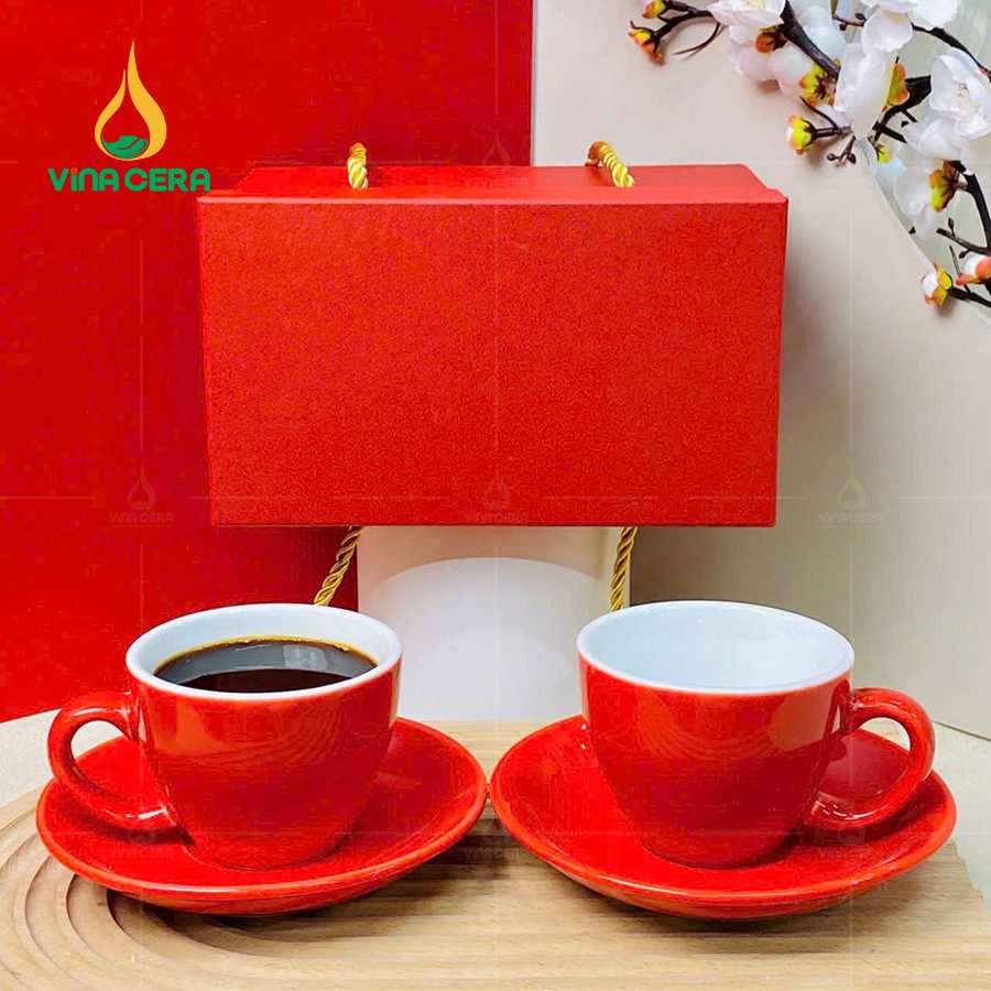 Ly Tách Sứ Cappuccino nhiều màu 180ml LS0111724