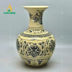 Mẫu Bình Gốm Chu Đậu In logo quà tặng đẹp GCĐ11724 Mẫu Bình Gốm Chu Đậu In logo quà tặng đẹp GCĐ11724