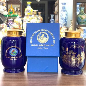 hủ đựng trà in logo