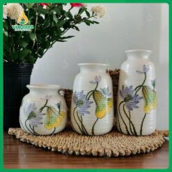 Lọ Hoa Gốm Sứ Bát Tràng VN-0461125 Lọ Hoa Gốm Sứ Bát Tràng VN-0461125