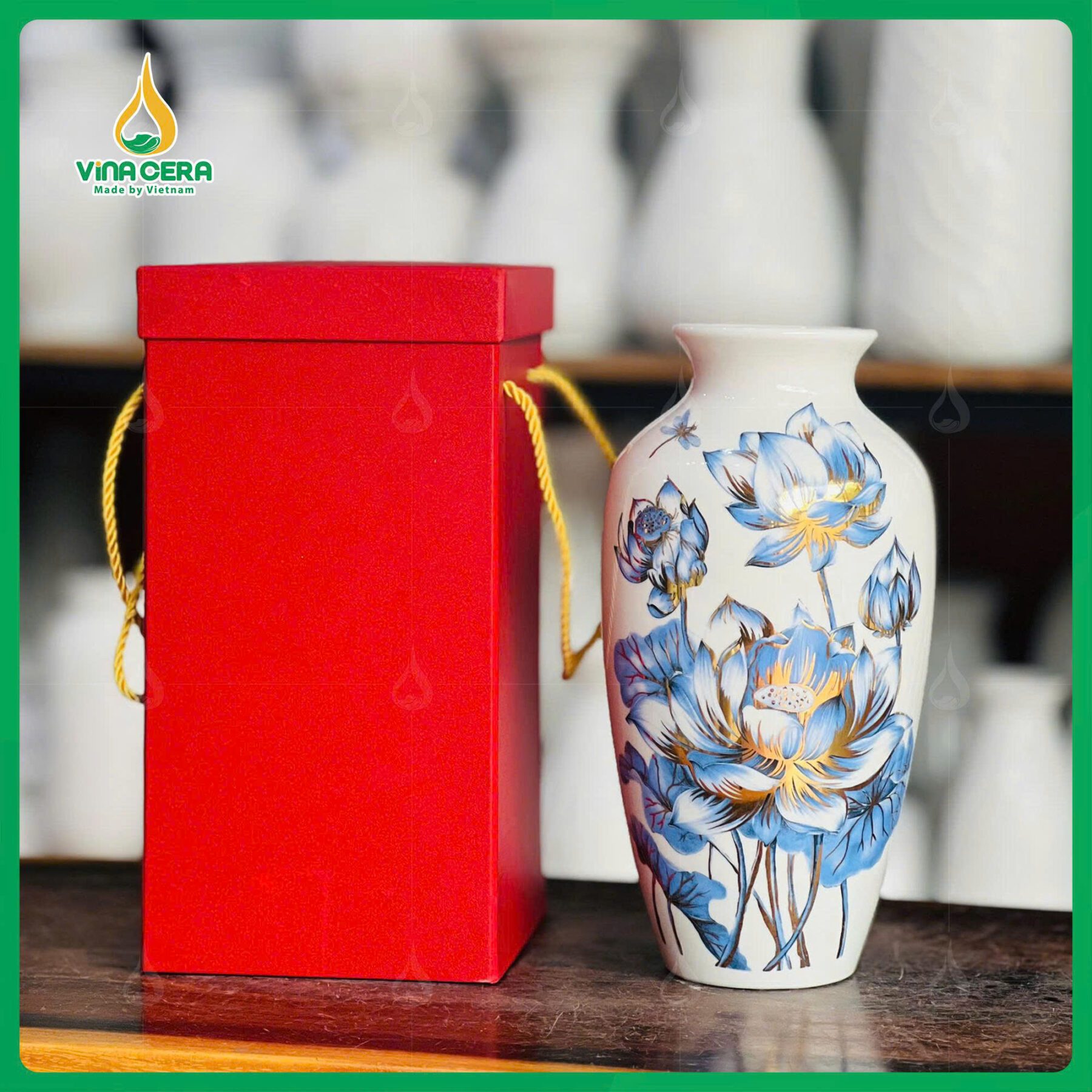 Lọ Hoa Sứ Bát Tràng VN-0561125