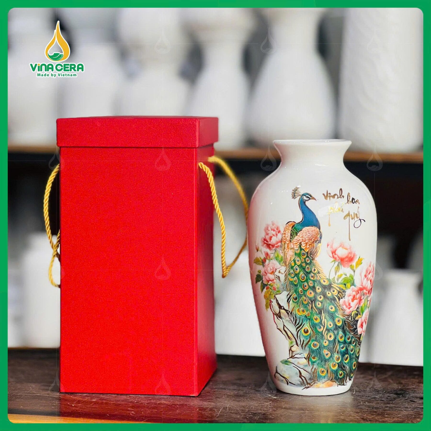 Lọ Hoa Sứ Bát Tràng VN-0561125