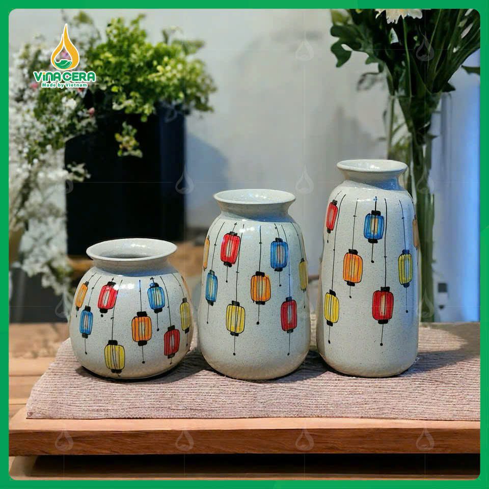 Mẫu Bình Hoa Gốm Sứ Đẹp VN-01061125 Mẫu Bình Hoa Gốm Sứ Đẹp VN-01061125