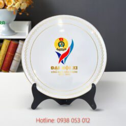 dĩa biểu trưng in logo