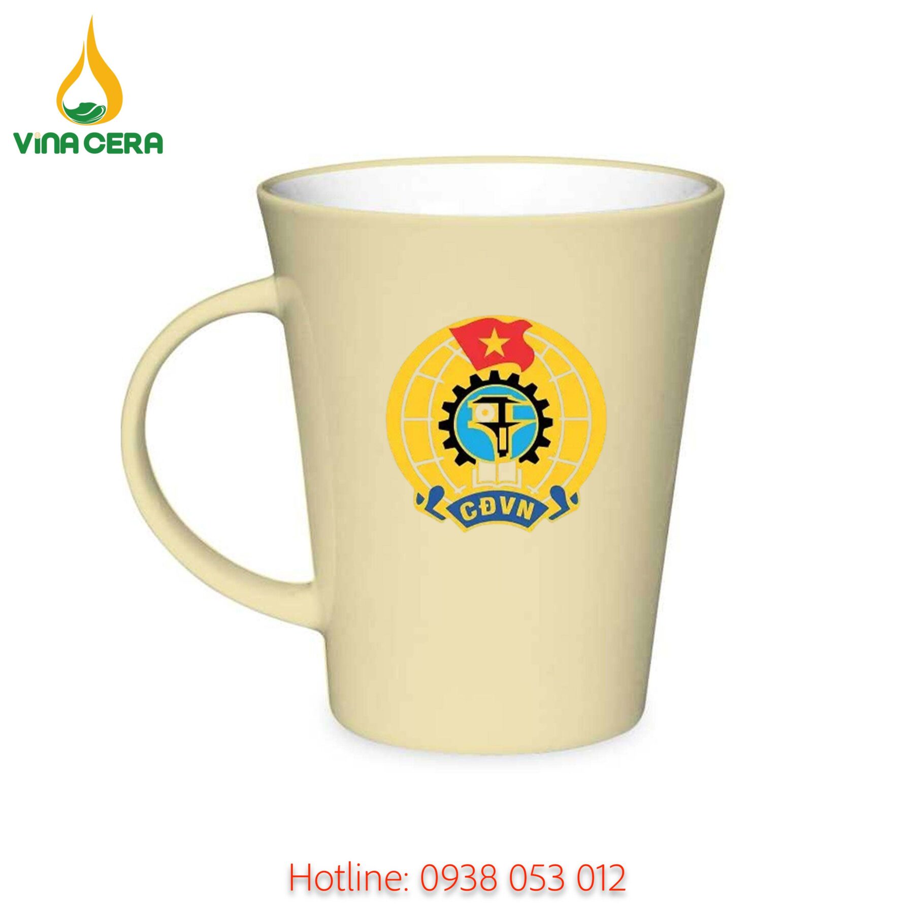 ly sứ in logo - quà tặng công đoàn