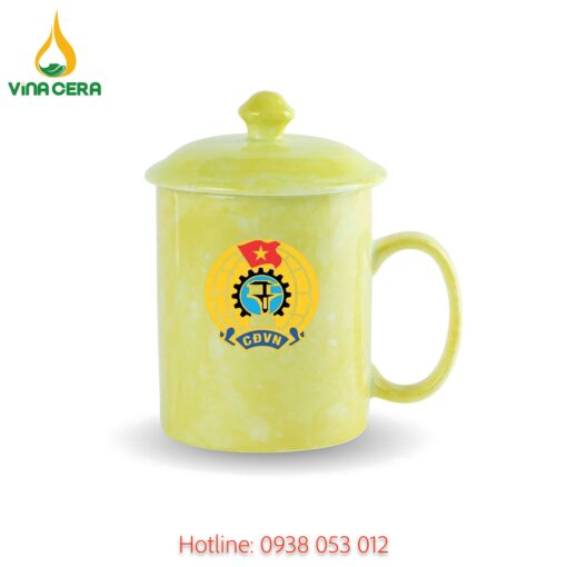 ly sứ in logo - quà tặng công đoàn