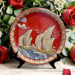 Đĩa Phong Thủy Trưng bày Thuận Buồm Xuôi Gió - May Mắn Thuận Lợi ĐBT-0272625