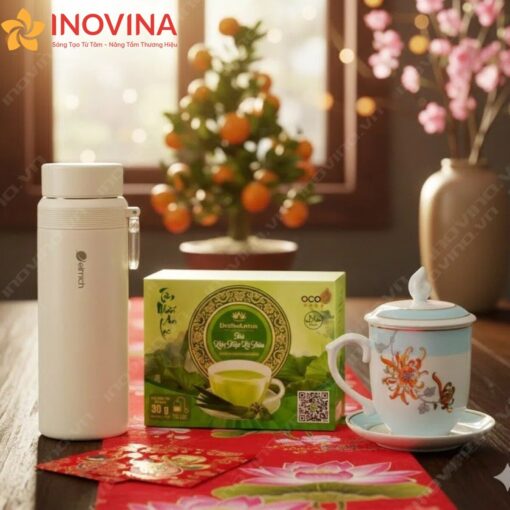 Hộp Quà Tết Trà Tiện Lợi