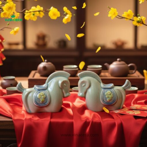 Tiểu Mã Tấn Bảo Bát Tràng – Tượng Ngựa Phong Thuỷ May Mắn