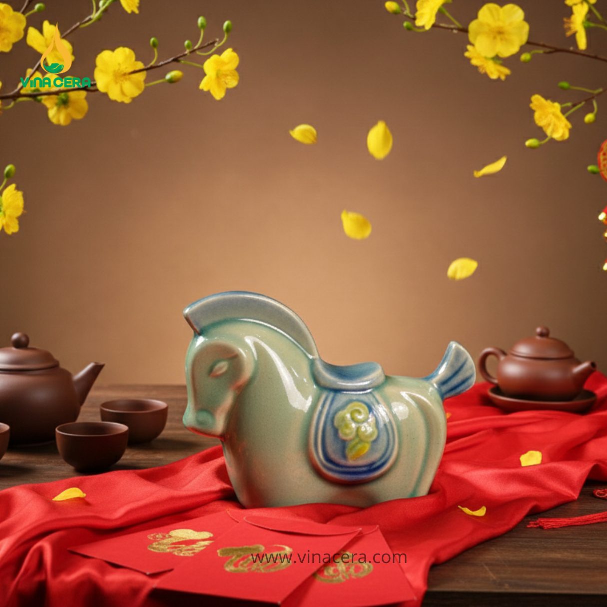 Tiểu Mã Tấn Bảo Bát Tràng – Tượng Ngựa Phong Thuỷ May Mắn