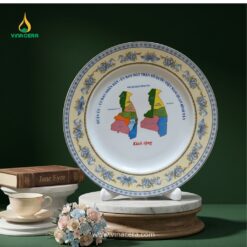 Đĩa Gốm Sứ Trưng Bày In Logo – Quà Tặng Sự Kiện & Doanh Nghiệp