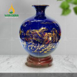 Bình Hút Lộc Mã Đáo Thành Công Vẽ Vàng - BHL 2580624 Bình Hút Lộc Mã Đáo Thành Công Vẽ Vàng