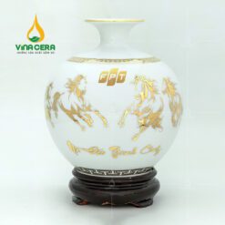 Bình Hút Lộc Mã Đáo Thành Công Vẽ Vàng - BHL 2580624 Bình Hút Lộc Mã Đáo Thành Công Vẽ Vàng
