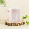 Ly sứ trụ quai C men vân đá