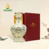 Bình Hoa Chu Đậu Hoa Phù Dung Vẽ Vàng - SVN BH CD11032401 Bình Hoa Chu Đậu Hoa Phù Dung Vẽ Vàng