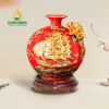 Bình Hút Lộc Đắp Nổi Mạ Vàng Thuận Buồm Xuôi Gió - BHL 1473024 Bình Hút Lộc Đắp Nổi Thuận Buồm Xuôi Gió