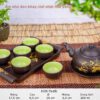 Bộ Trà Gốm Tử Sa Hoa Vẽ Vàng - SVN BAT 29032404 Bộ Trà Gốm Tử Sa Hoa Vẽ Vàng