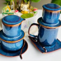 Bộ Quà Tặng Phin Cà Phê Men Xanh Hỏa Biến - LS-0252324 Bộ Quà Tặng Phin Cà Phê Men Xanh Hỏa Biến