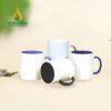 Ly Sứ Quai C Quai Màu 350 ml Ly sứ quai C quai màu 350 ml