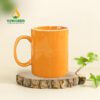 Ly Sứ Trụ Quai C Màu Matt Cam 350 ml Ly Sứ Trụ Màu Matt Cam Quai C 350 ml