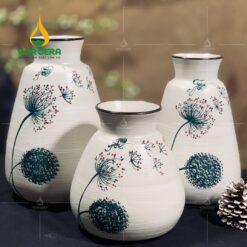 Bình Hoa Bát Tràng Vẽ Bồ Công Anh - SVN BH 11042401 Bình Hoa Bát Tràng Vẽ Bồ Công Anh