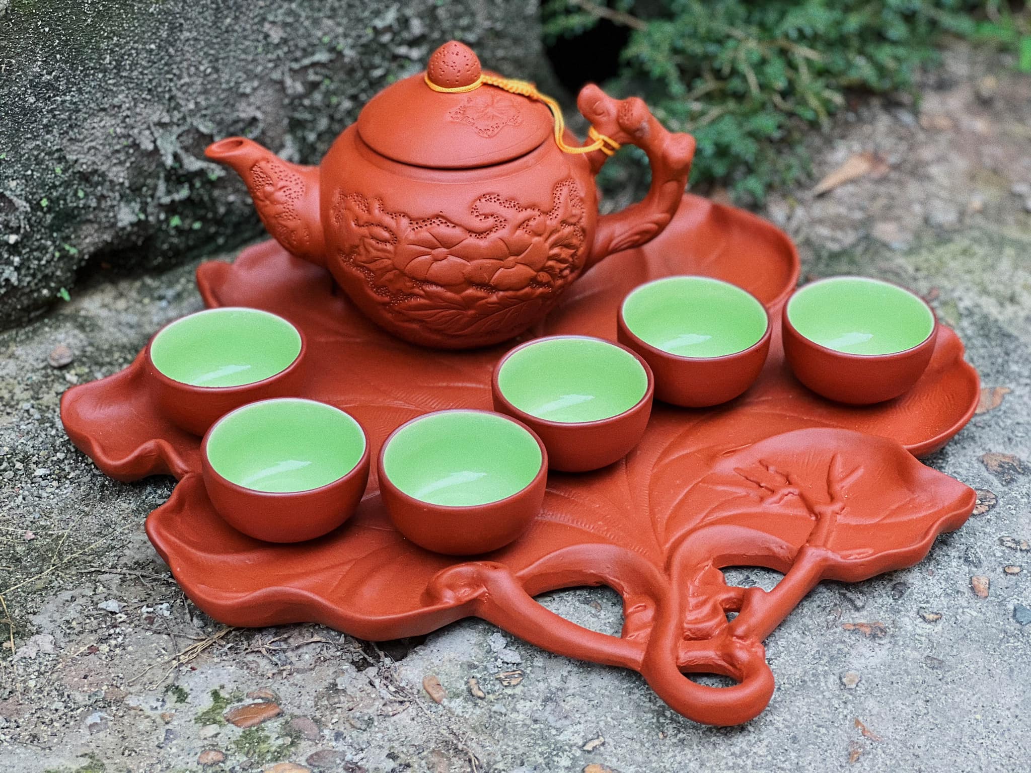 bo-am-tra-gom-tu-sa-hoa-cham (3) Bộ Trà Tử Sa Bát Tràng Hoa Châm