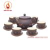 Bộ Ấm Trà Gốm Bát Tràng Anh Đào Bộ Ấm Trà Gốm Bát Tràng Anh Đào