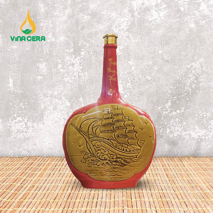 Nậm-Rượu-Bát-Tràng-Men-Đỏ-Thuận-Buồm-Xuôi-Gió-BR-1352324 Nậm Rượu Bát Tràng Men Đỏ Thuận Buồm Xuôi Gió BR-1352324