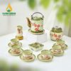 Bộ Ấm Tích Men Tro Hoa Đào - BAT 0270424 Bộ Ấm Tích Men Tro Hoa Đào – BAT 0270424