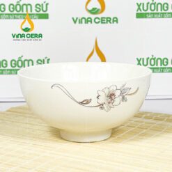 Chén Cơm Sứ Minh Châu Hoa 07