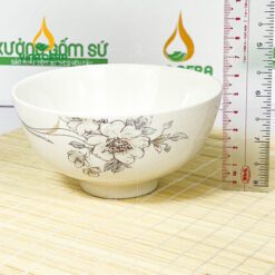 Chén Cơm Sứ Minh Châu Hoa 07