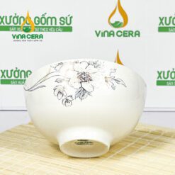 Chén Cơm Sứ Minh Châu Hoa 07
