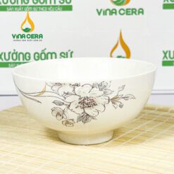 Chén Cơm Sứ Minh Châu Hoa 07
