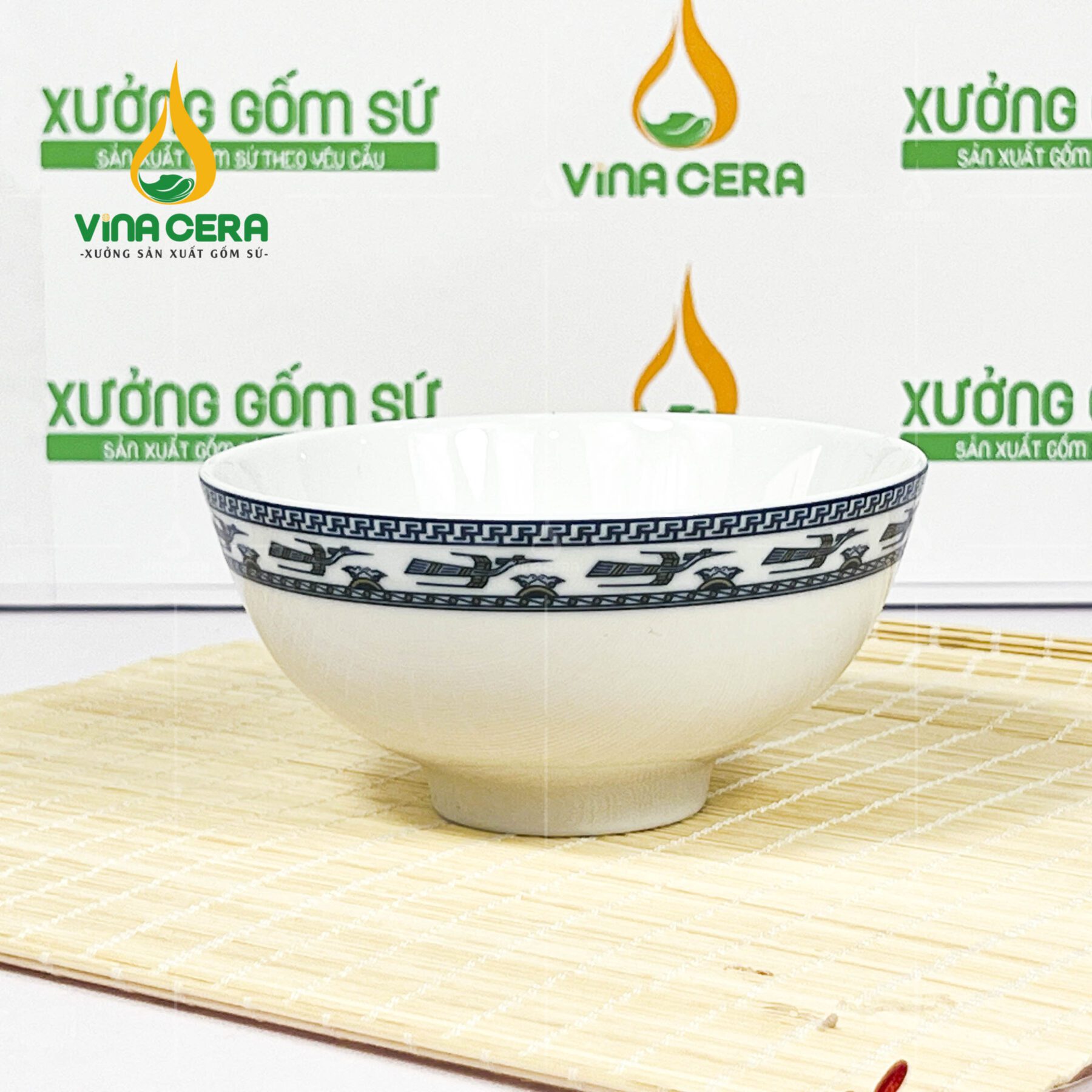 chen-com-su-hoa-tiet-chim-lac (5) Chén Cơm Sứ Trắng Họa Tiết Chim Lạc